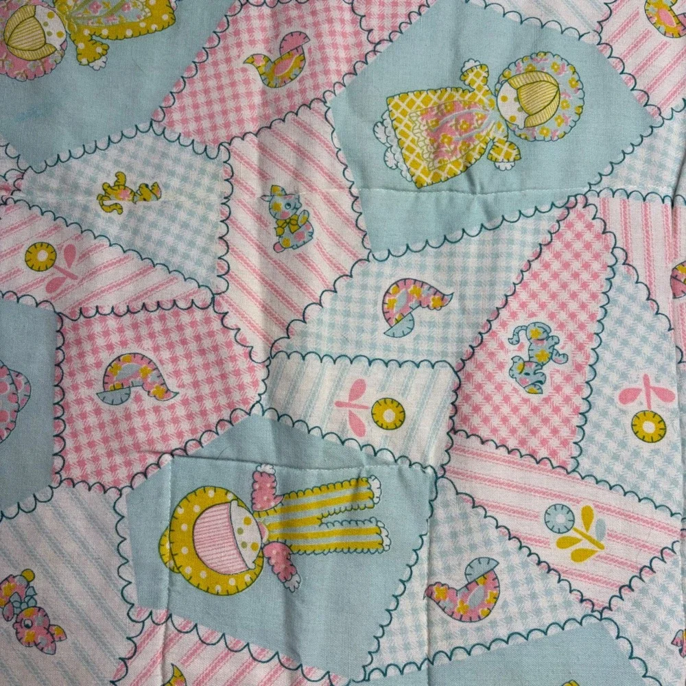 Handmade baby quilt